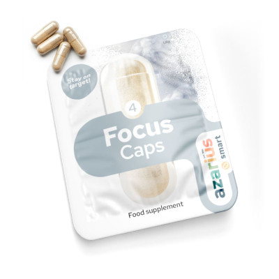 Azarius Focus Caps – Natural Focus & Mental Clarity Enhancer