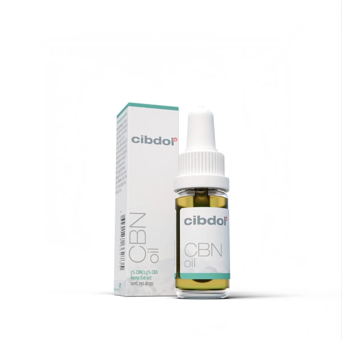 CBN-olie 5% + CBD 2,5%